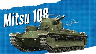 Mitsu 108  Tank Guide  World of Tanks Blitz [upl. by Inoj]