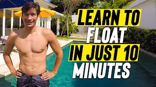 LEARN to SWIM amp FLOAT RELAXED in your swimming pool [upl. by Eisak724]