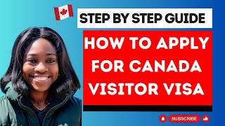 How to Apply for Canada Visitor Visa Online  Step By Step Do It Yourself Guide [upl. by Anawal]