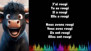 ♫ Japprends le français ♫ Conjugaison I ROUGIR I Passé Composé [upl. by Rolph921]