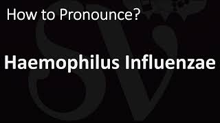 How to Pronounce Haemophilus Influenzae CORRECTLY [upl. by Jemy]