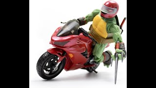 TMNT BST AXN Raphael with Motocycle  Episode 47 [upl. by Eirolam]