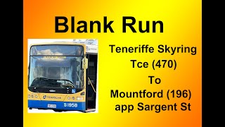 Brisbane Bus Blank Run Teneriffe Skyring Tce  Mountford app Sargent St [upl. by Enaillil]