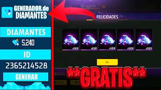 💎NUEVO GENERADOR AGOSTO 2024 de DIAMANTES FREE FIRE en MENOS de 10 MIN SIN VERIFICACIÓN🚫 [upl. by Ardnoet]