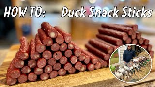 How To Make Duck Snack Sticks [upl. by Anwahsed655]