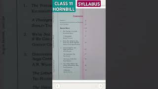 CLASS 11 SYLLABUS  ENGLISH SYLLABUS  NCERT SYLLABUS  MP BOARD [upl. by Semreh564]