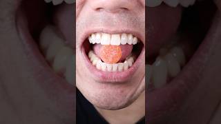 ASMR  MampS Orange Pastille  I felt a sweet explosion with every chew 😋 DoctorTristanPeh ASMR [upl. by Sinnelg]