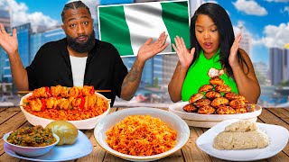 JAMAICANS TRY AFRICAN FOOD FOR THE FIRST TIME [upl. by Novyad]