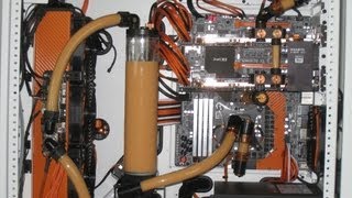 Case Labs SM8 Water Cooled Cooled Build Log 7  Clockwork Orange  Filling loop and leak check [upl. by Annay835]