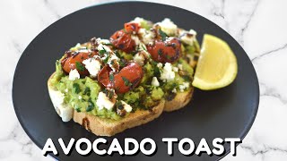 Gourmet Avocado Toast Recipe [upl. by Fisoi]