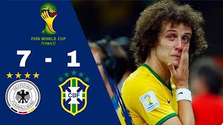 Extended Highlights BRAZIL 1  7 GERMANY  2014 World Cup Semi Final HD BBC [upl. by Aleyam]