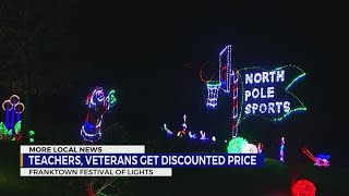 Discounts for teachers veterans and more at the Franktown Festival of Lights [upl. by Emmett]