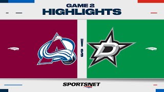 NHL Game 2 Highlights  Avalanche vs Stars  May 9 2024 [upl. by Machos]