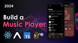 Build a Music Player app with React Native Expo Typescript and Zustand [upl. by Tews]