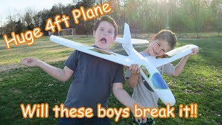 We Check out the Sky Riders Foam Airplane  Glider [upl. by Sum]