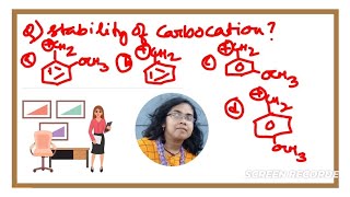 Stability of Carbocation PYQchemistry wbset a short video 📸 [upl. by Elorak]