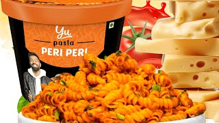 Yu Cup pasta instant peri peri YU pasta review food cooking [upl. by Anilat]