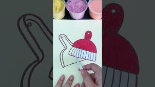 Cleaning Equipment Sand Painting shorts playwithselly [upl. by Mossman]