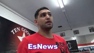 Amir Khan feels some of his old team members try to cash out on him after the Canelo fight [upl. by Akcemat]