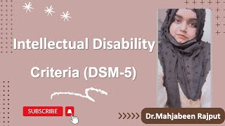 Diagnostic Criteria for Intellectual Disability amp Neurodevelopmental Disorders DSM 5  UrduHindi [upl. by Laise]