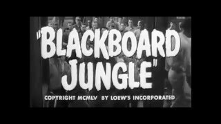 Blackboard Jungle Movie Trailer 1955 [upl. by Satterlee]