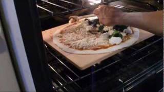 Ricotta and Spinach Pizza  Italian Style [upl. by Anivas]