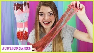 Making A Huge Fan Slime Smoothie  JustJordan33 [upl. by Idnam]