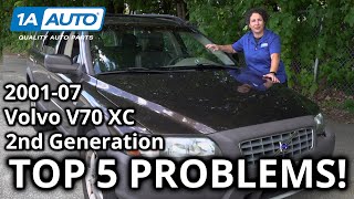 Top 5 Problems Volvo V70 XC Wagon 20012007 2nd Generation [upl. by Yager]