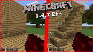 TUTO Escalier invisible dans un mur sur minecraft 147 Et [upl. by Ihcego]