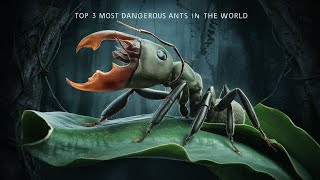 Top 3 most dangerous ants in the world [upl. by Mirak]