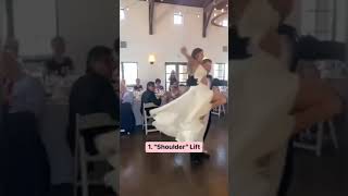 2 MOST requested First Dance Lifts shorts wedding weddingchoreography weddingdance bride [upl. by Wadesworth922]