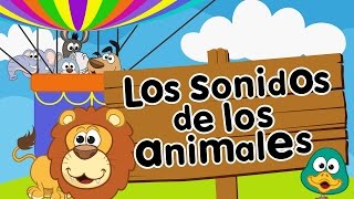 Sonidos de los animales canción infantil para niños [upl. by Assehc]