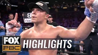 Joey Spencer dominates James Martin wins by unanimous decision  HIGHLIGHTS  PBC ON FOX [upl. by Odrareve]