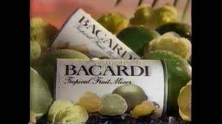 1986 Bacardi Mixers quotPerfectly simple Simply perfectquot TV Commercial [upl. by Major]