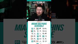 Miami Dolphins 2024 Schedule nflschedulerelease MiamiDolphins [upl. by Gromme]