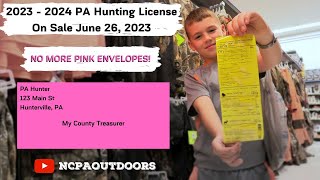 2024 PA HUNTING LICENSE amp DOE TAGS ON SALE JUNE 26th [upl. by Powder282]