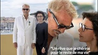 Rachida Dati et Kevin Costner main dans la main  ce cliché qui sème le doute à Cannes [upl. by Salokcin]