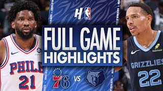 Philadelphia 76ers vs Memphis Grizzlies  Full Game Highlights  November 20 202425 NBA Season [upl. by Lonier]