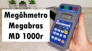 Megôhmetro Megabras MD1000R Insulation Tester MD1000R Megabras [upl. by Marduk]