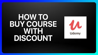 How To Buy Udemy Course With Discount Tutorial [upl. by Kerrison952]