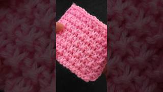 Easy knitting stitch pattern only 4 rows with Two Needles 🌼 Easy Knitting Tutorial for Beginners [upl. by Eelrac846]