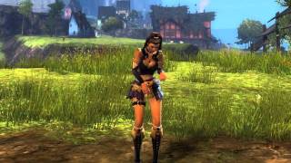 Guild Wars 2  Female Human Mesmer Emotes [upl. by Amlev]