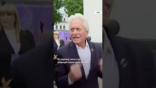 Michael Douglas How It Is To Be In Ukraine During War [upl. by Hoskinson]