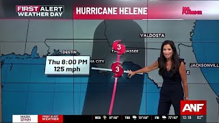 FIRST ALERT Major impacts in north Georgia from Hurricane Helene [upl. by Rdnaskela]