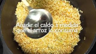 Receta paso a paso Risotto de azafrán sin gluten [upl. by Earehc]