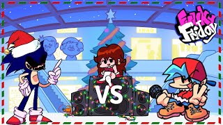 Funky Friday CHRISTMAS EXE UPDATE  Fleetway sonic animation [upl. by Nahtnanhoj]