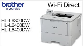 Connect to HLL6400DW with WiFi Direct [upl. by Gnauq]