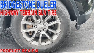 ✅ Bridgestone Dueler HL Alenza Highway Terrain SUV Tire P28545R22 110 H 🔴 [upl. by Ellie714]