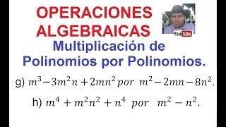 gh Multiplicación de Polinomios por Polinomios [upl. by Rentschler]