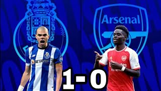 FC Porto a shocking 10 victory against Arsenal news shorts arsenal [upl. by Nylarat]